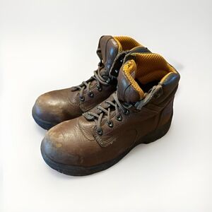 Timberland Pro-358 Titan Work Boots Women's 7.5M Brown Leather Safety Toe